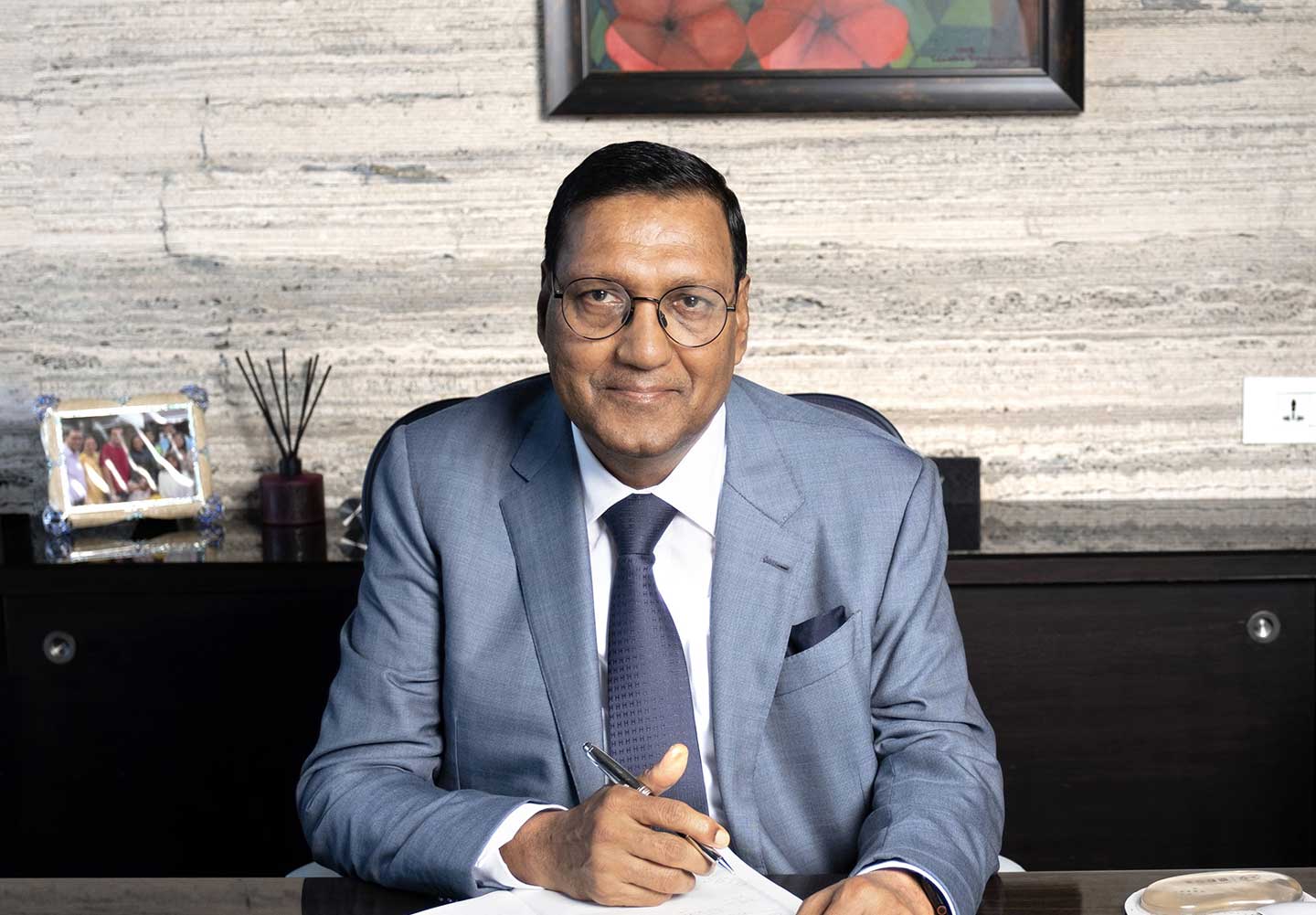 Portrait of Arvind Poddar, CEO & Managing Director of BKT, representing the company’s long term industrial vision and leadership.